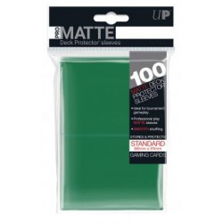Ultra Pro Standard Card Sleeves Pro-Matte Green Standard (100ct) Standard Size Card Sleeves